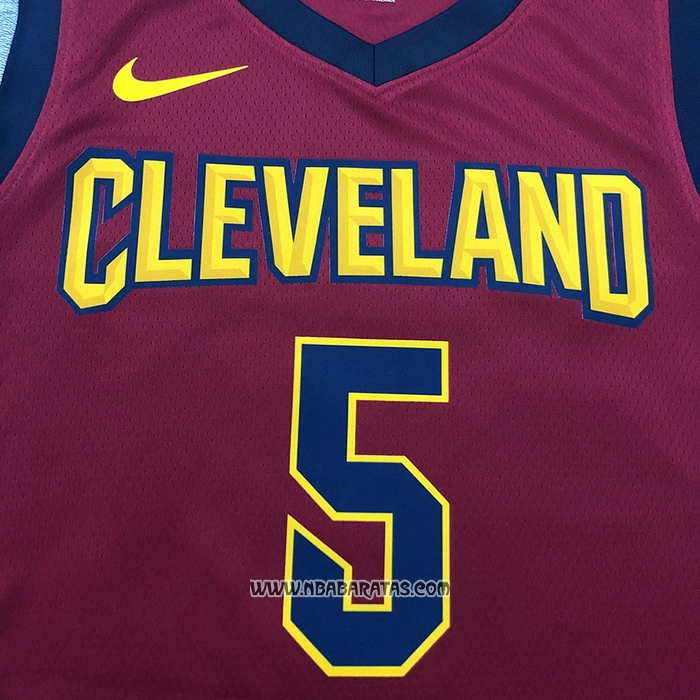 Camiseta Cleveland Cavaliers Dennis Smith Jr. #5 Icon 2018 Rojo